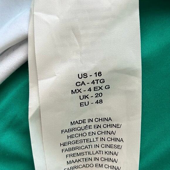 LA BLANCA Underwire Twist Convertible Bra Island Goddess in Emerald-Size 16 - Picture 4 of 4